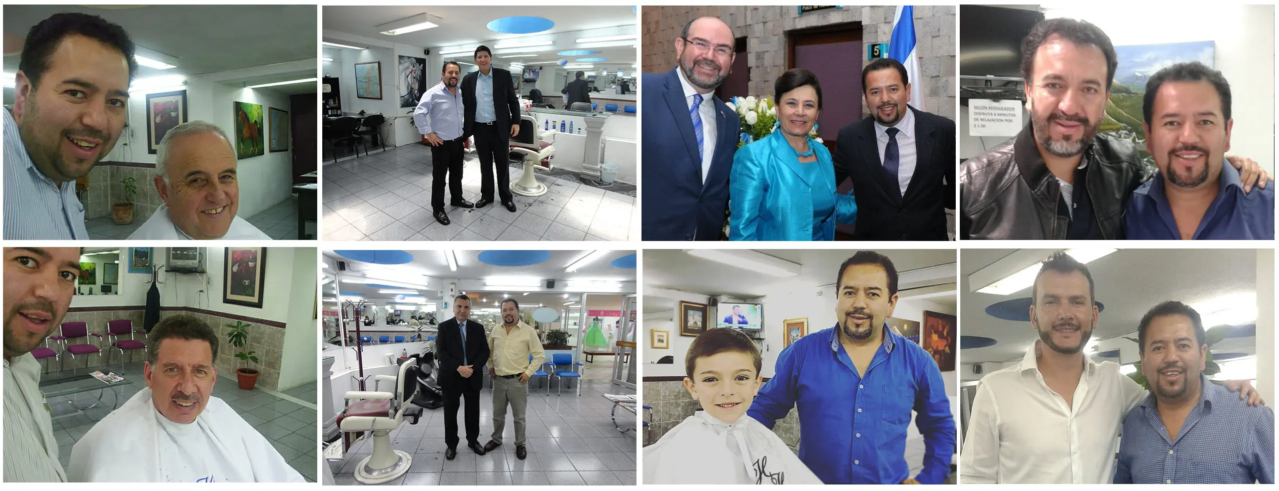 Clientes agradecidos  que visitan nuestra barberÃ­a